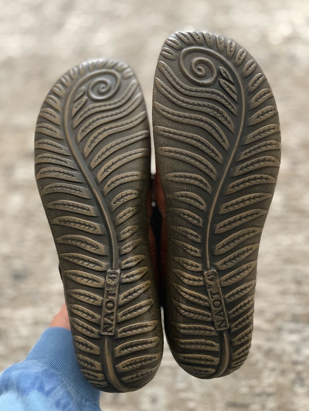 NEW Naot Kirey Mary Jane Flats Brown Leather Comfort Arch Support size 10 - Picture 5 of 6